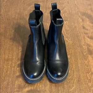 Stylish Black Leather Boots